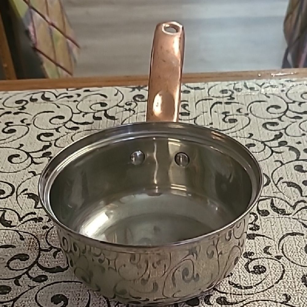 Sunbeam Copper and Stainless Steel Saucepan